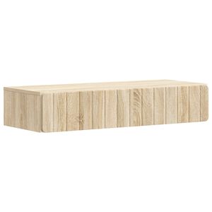 vidaXL Wall-Mounted Side Table Sonoma Oak 87.5 x 34.5 x 17 cm
