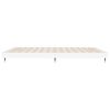 vidaXL Bed Frame without Mattress White 140x200 cm Engineered Wood