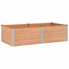 vidaXL Garden Raised Bed Brown 200 x 100 x 54 cm WPC and Aluminium