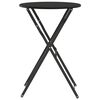 vidaXL Bistro Table Folding Anthracite Ø50x71 cm Powder-coated Steel