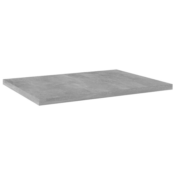 vidaXL Bookshelf Boards 4 pcs Concrete Grey 40x30x1.5 cm Engineered Wood