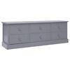 vidaXL Hall Bench Dark Grey 115x30x40 cm Wood