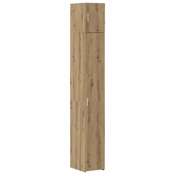 vidaXL Storage Cabinet 3 pcs Artisan Oak 30 x 42.5 x 225 cm