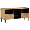 vidaXL TV Cabinet Brown 100x33x46 cm Solid Wood Mango