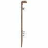 vidaXL Wall-Mounted Coat Rack Old wood 84 x 10 x 80 cm Engineered wood