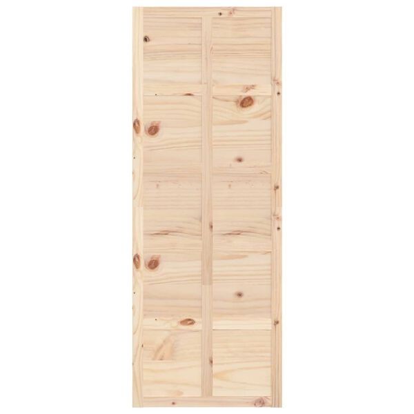 vidaXL Barn Door 80x1.8x214 cm Solid Wood Pine