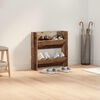 vidaXL Shoe Cabinet Old Wood 60 x 18 x 60 cm Engineered Wood