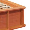 vidaXL Bed Frame Wax Brown 75 x 190 cm Solid Pine Wood