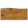 vidaXL Table Top 90x40x2.5 cm Live Edge Solid Wood Mango