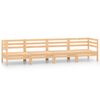 vidaXL 4 Piece Garden Lounge Set Solid Pinewood
