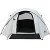 vidaXL Family Tent Cabin 6-Person White Blackout Fabric Waterproof