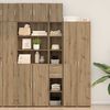 vidaXL Slim Storage Cabinet with Drawer Artisan oak 30 x 42.5 x 225 cm