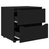 vidaXL Storage Cabinet Black 60 x 48 x 57 cm Engineered Wood