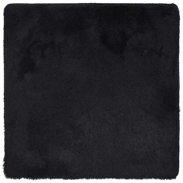 vidaXL Shaggy Rug High Pile NAVARRA Black 120x120 cm Polyester