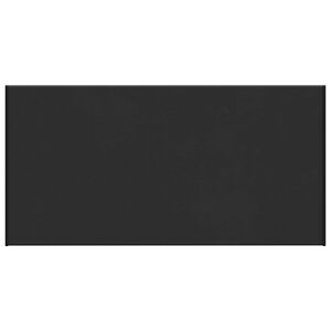 vidaXL Window Sill Black with wood grain 60 x 40 x 4.5 cm PVC