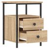 vidaXL Bedside Cabinets 2 pcs Sonoma Oak 34x35.5x50 cm Engineered Wood