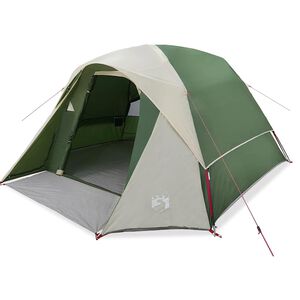 vidaXL Family Tent Cabin 6-Person Green Waterproof