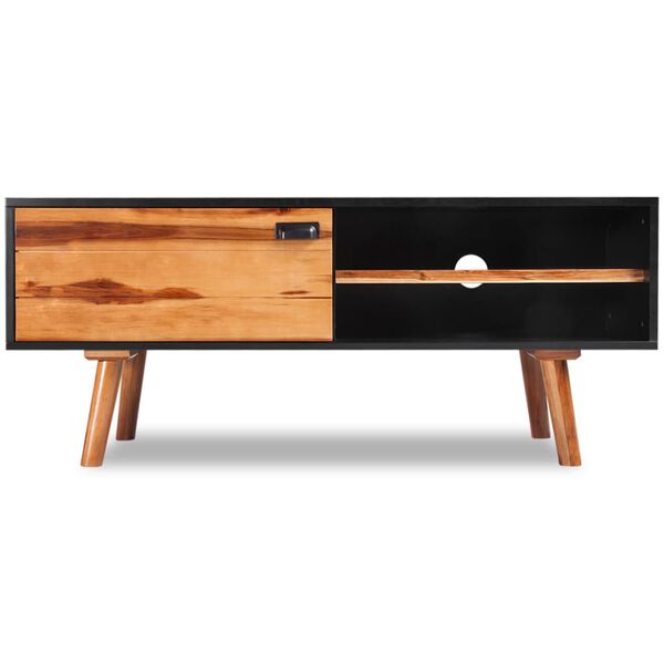vidaXL Solid Acacia Wood TV Cabinet 120x35x50 cm