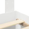vidaXL Bed Frame with Drawer White 200 x 200 cm Engineered Wood
