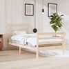 vidaXL Bed Frame without Mattress Solid Wood Pine 90x200 cm
