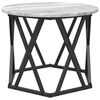 vidaXL Nesting Side Table 3 pcs Grey Sonoma Engineered Wood and Steel