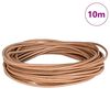 vidaXL Leather Cord Brown &Oslash;3 mm x 10 m Leather