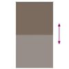 vidaXL Roller Blind Blackout Coffee 125x210 cm Fabric Width 121.6 cm Polyester