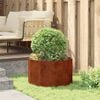 vidaXL Planter Rusty 60 x 60 x 35 cm Weathering Steel
