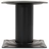 vidaXL Boat Seat Pedestal Black 18 cm Steel