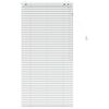 vidaXL Venetian Blind White 80 x 160 cm 35 mm Solid Paulownia Wood