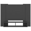 vidaXL Wall TV Cabinet Grey 120x23.5x90 cm Engineered Wood