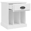 vidaXL Bedside Cabinets 2 pcs White 43x36x50 cm