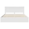 vidaXL Bed Frame with Drawer White 180 x 200 cm Engineer Wood