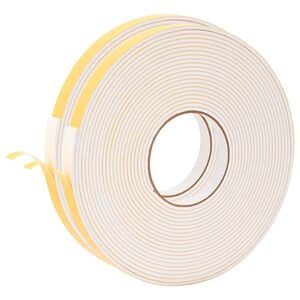 vidaXL Self-adhesive Foam Tape 2 pcs White 15mm x 10m CR Foam