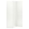 vidaXL 3-Panel Room Divider White 120x180 cm Steel