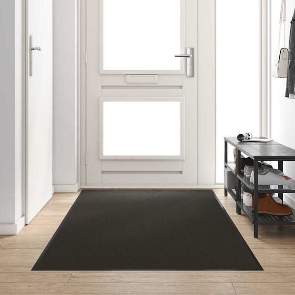 vidaXL Doormat Other Black 120 x 300 cm Polyamide and PVC