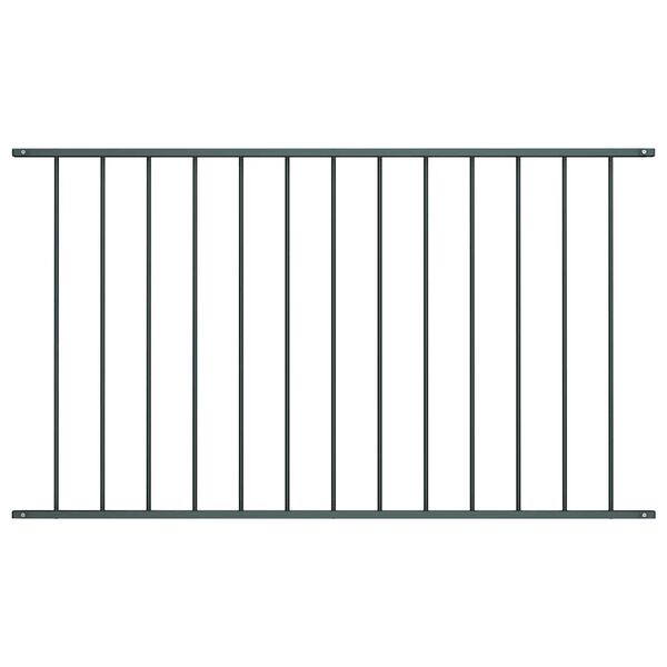 vidaXL Fence Panel Powder-coated Steel 1.7x1 m Anthracite