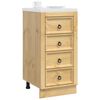 vidaXL Cabinet SKI Honey Brown 40 x 46 x 81 cm Solid Pine Wood