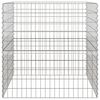 vidaXL Square Composter 100 x 100 x 100 cm Iron