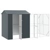vidaXL Bird Cage Anthracite 418 x 210 x 247 cm Galvanised steel