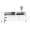 vidaXL TV Cabinet White 100x34.5x44.5 cm Engineered Wood