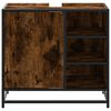 vidaXL Bathroom Sink Cabinet Smoked Oak 65x33x60 cm Engineered Wood