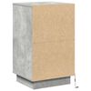 vidaXL Bedside Cabinet Concrete Grey 39 x 34.5 x 65 cm Engineered wood