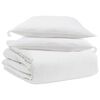 vidaXL Duvet Set with Pillow 3 pcs White Down Feather