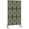 vidaXL Privacy Screen Olive 100 x 50 x 180 cm Steel