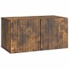 vidaXL Wall-Mounted TV Cabinet Smoked Oak 59.5 x 31 x 30 cm