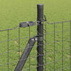 vidaXL Fence Post 52 pcs Grey 3.2 x 3.2 x 90 cm