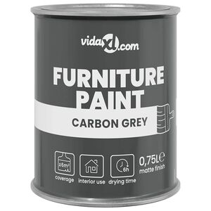 vidaXL Furniture Paint Grey 0.75 L Wall Print