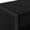 vidaXL Book Cabinet Black Oak 80 x 30 x 121 cm Engineered Wood