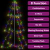 vidaXL Christmas Cone Tree 160 LEDs Indoor and Outdoor 78x120 cm